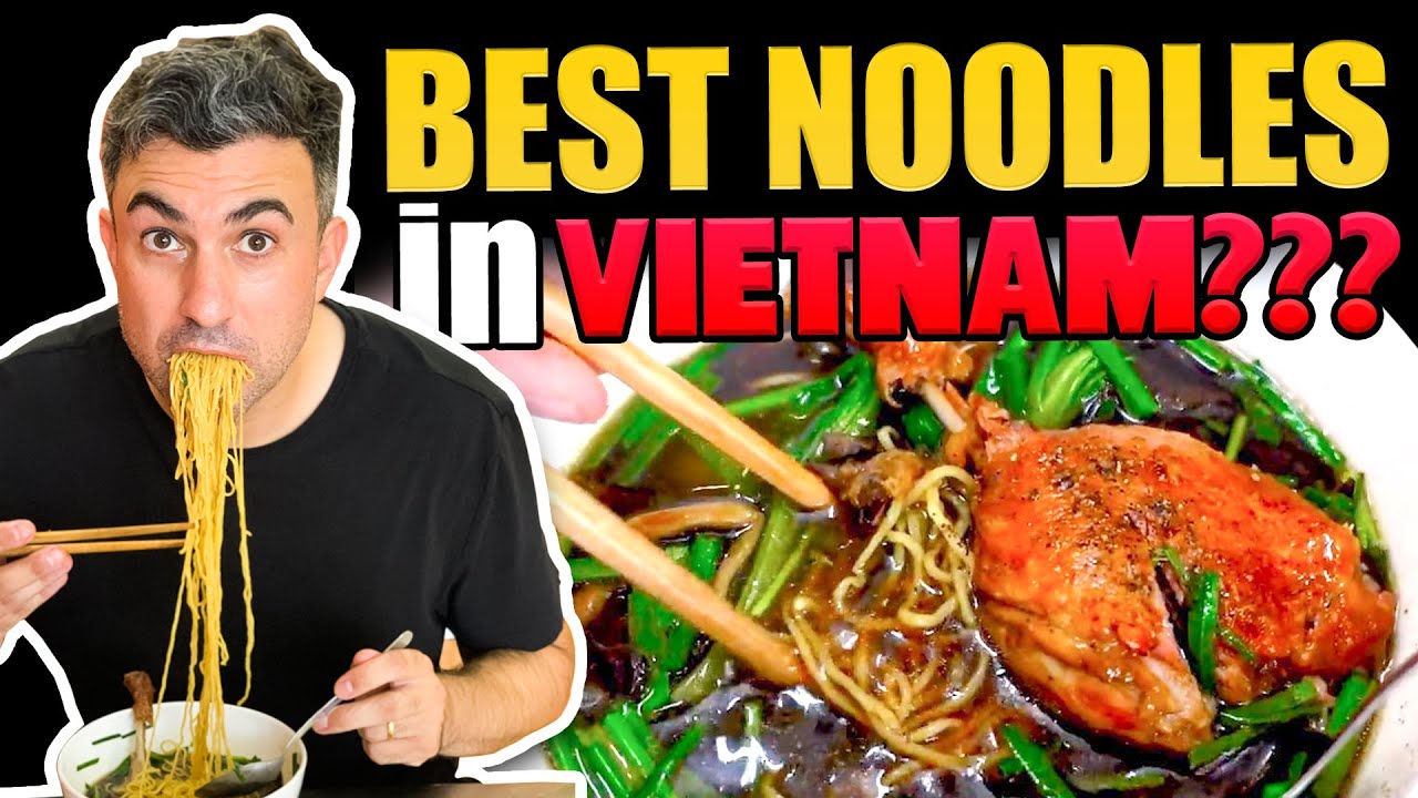 Vietnamese Food Review 2022 // The Best Vietnamese Noodles in Vietnam // Mi Vit Tiem