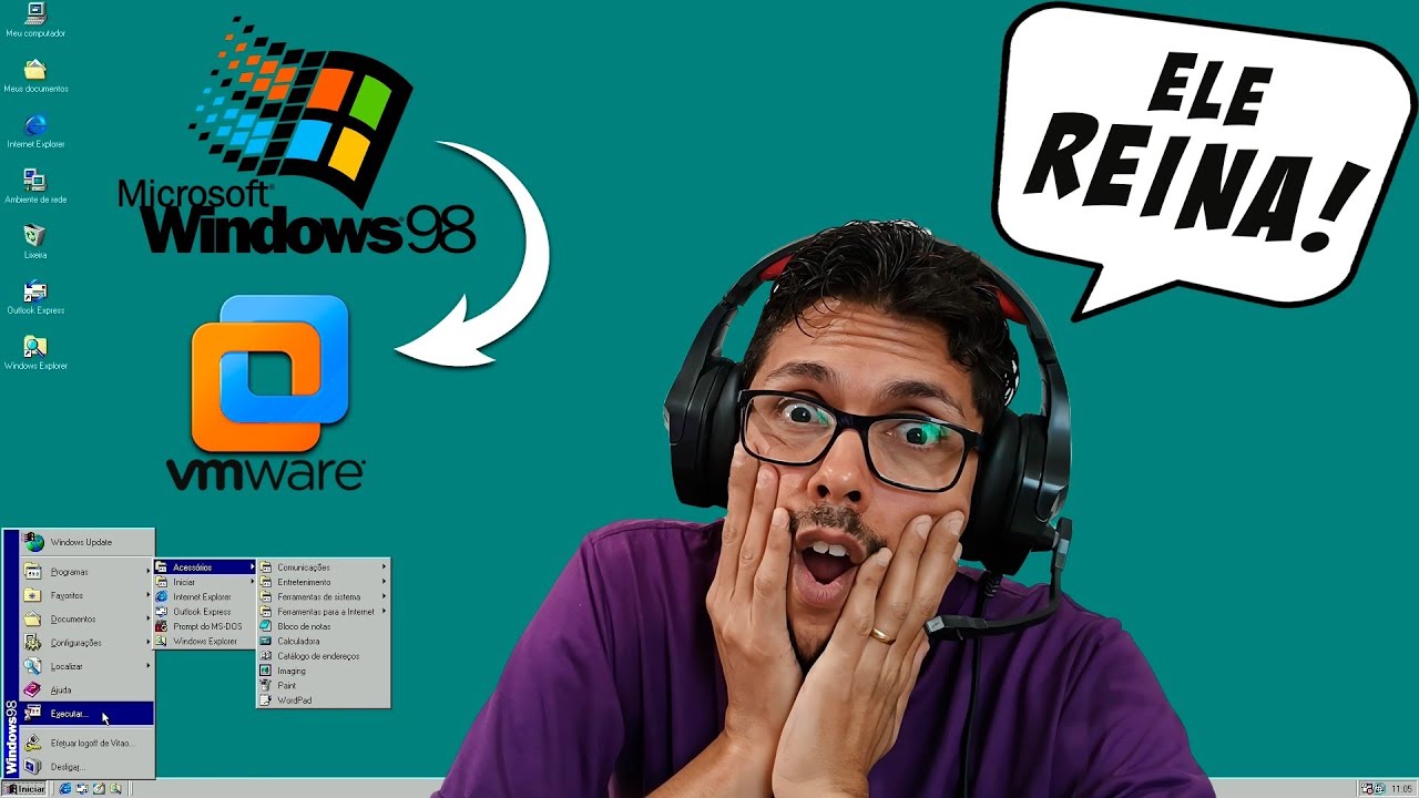 Como instalar Windows 98 no VMWare Pro 17