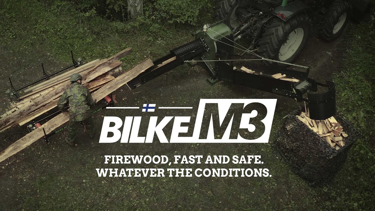 Bilke M3 | Firewood, fast and safe. Whatever the conditions.