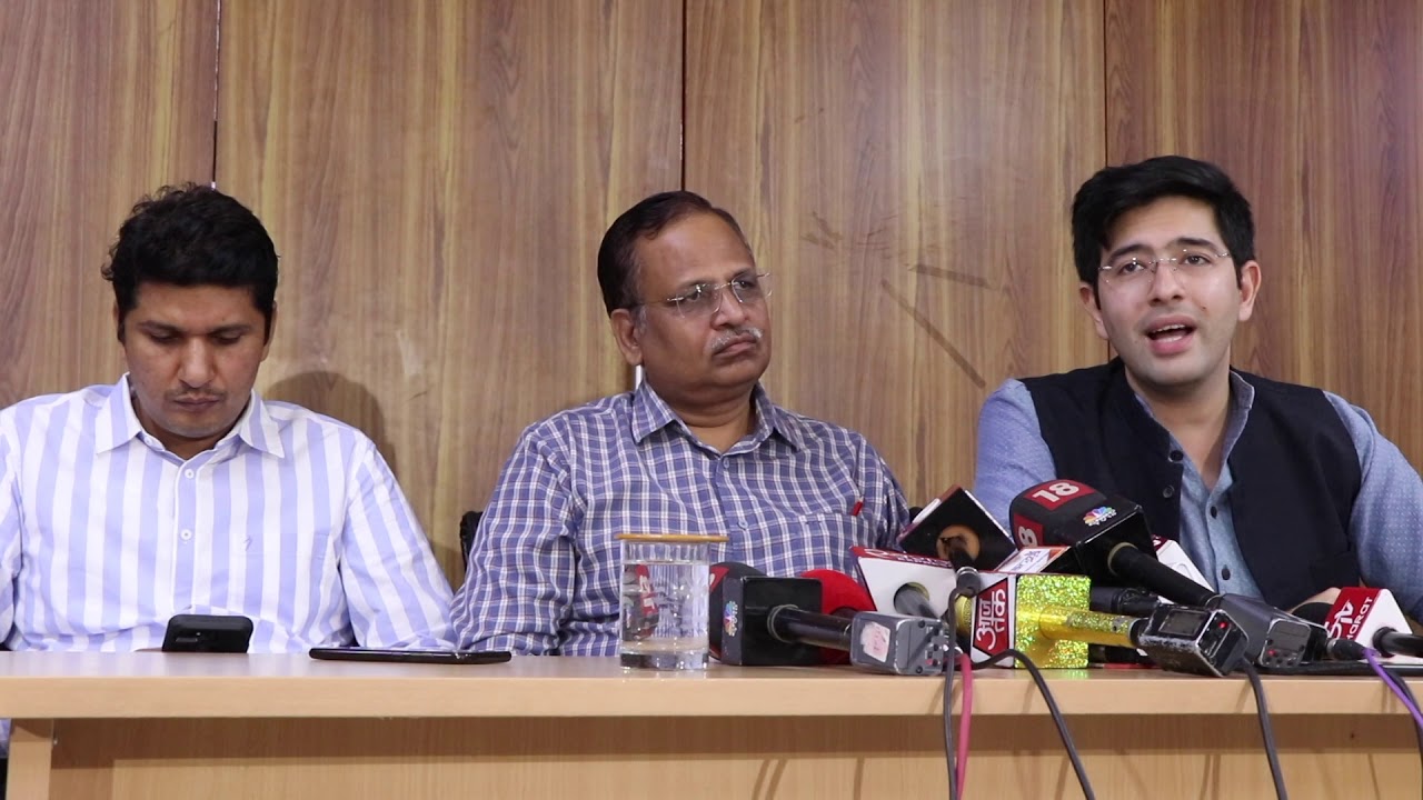 AAP Leader Raghav Chadha Briefs Media on Water Issue