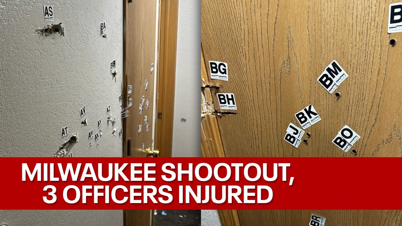 3 Milwaukee police officers, suspect wounded in shooting; roommate speaks | FOX6 News Milwaukee