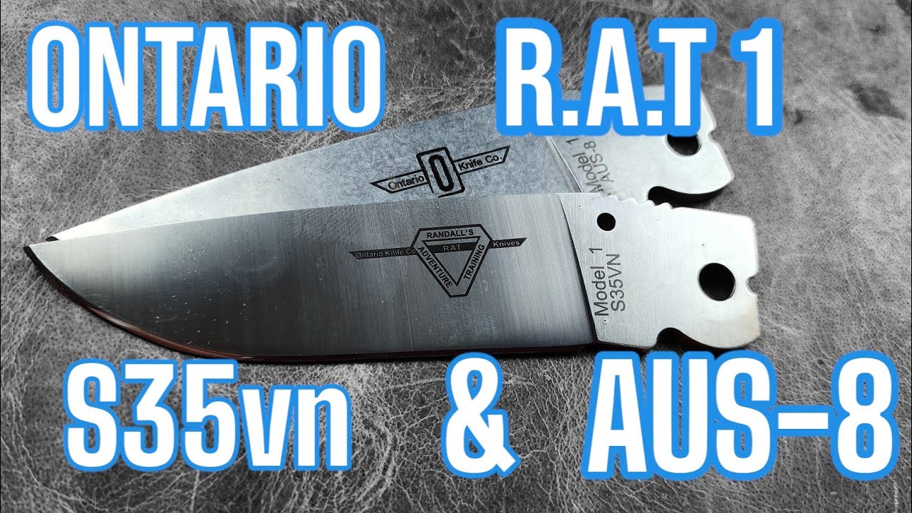 Ontario Rat 1 : S35VN & AUS 8 Rockwell Testing