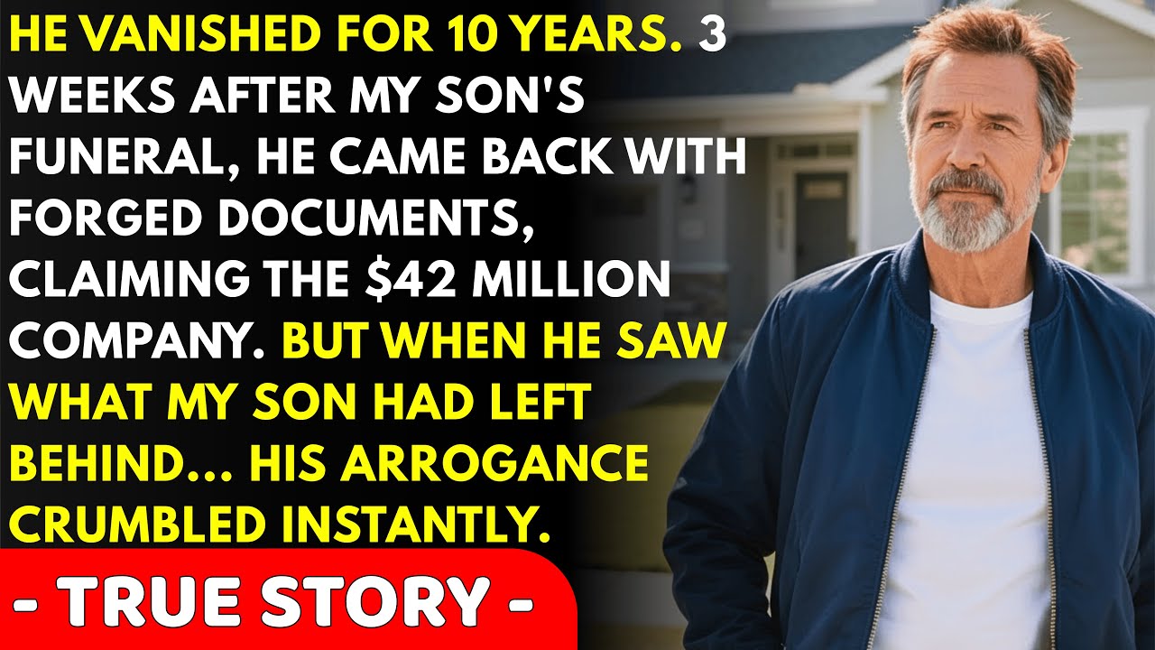 My Son Left Me $42M, His Partner Returned After 10 Years To Steal It. He Underestimated The Wrong...