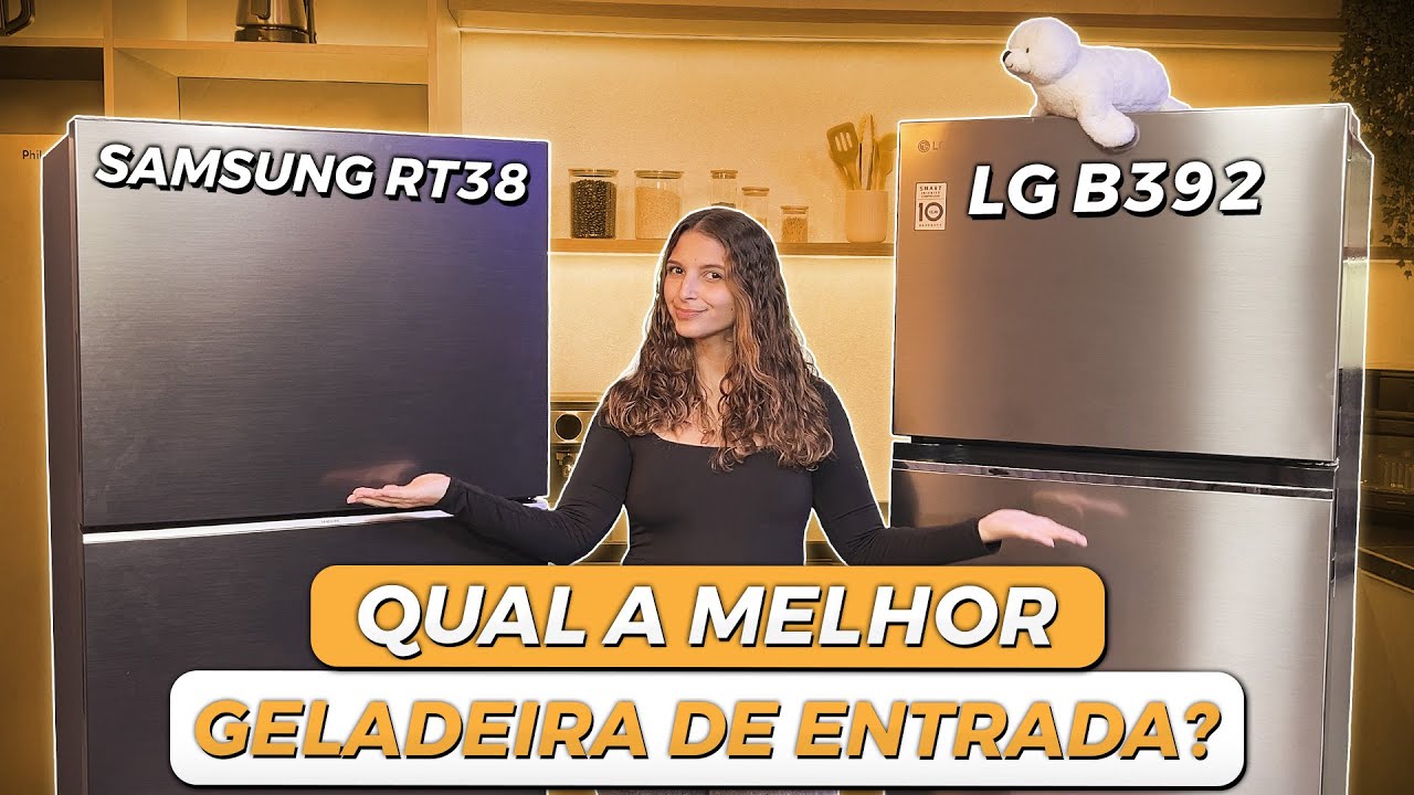 Сравнение двухдверных холодильников LG B392 и Samsung RT38