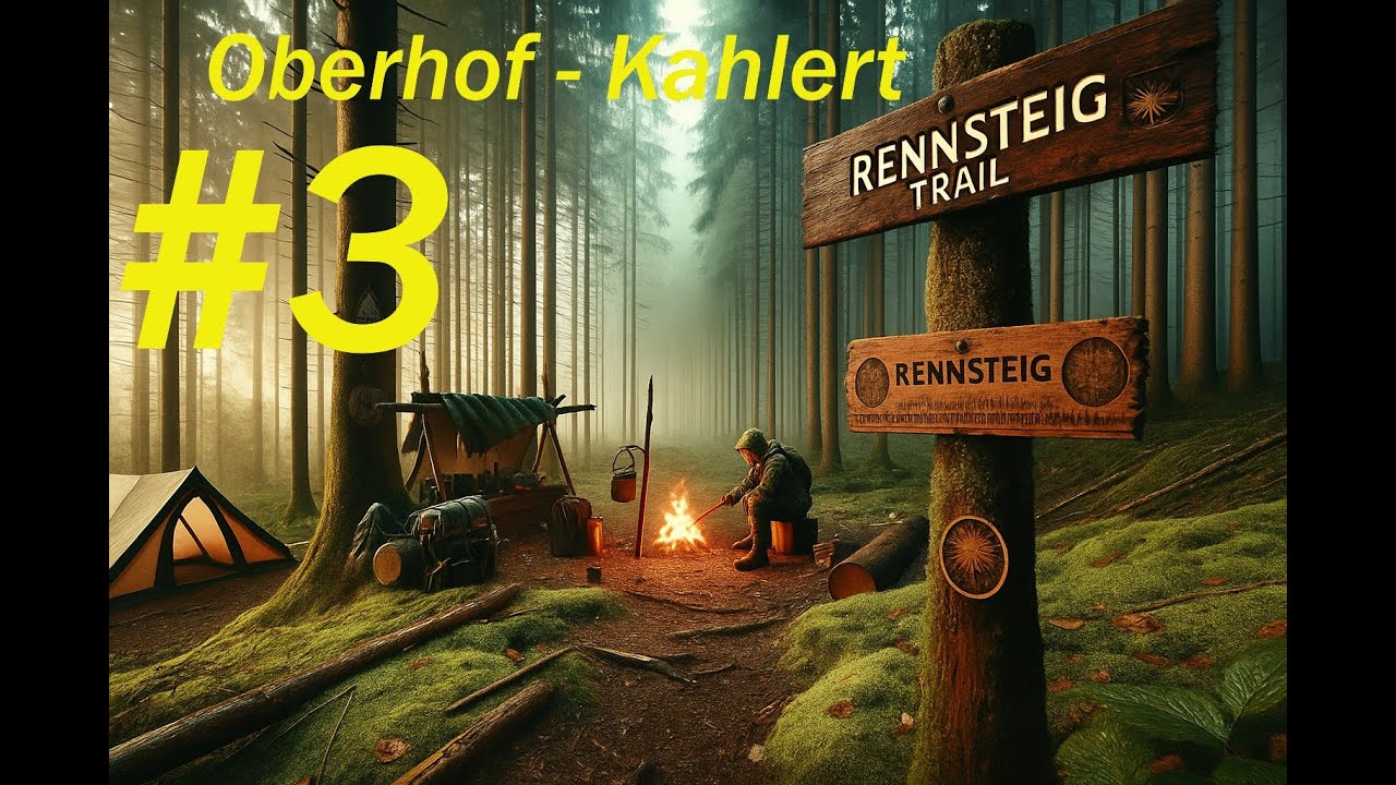 Abenteuer Rennsteig # 3 - Das werde ich bereuen! | Oberhof - Kahlert | Backpacking, Wandern