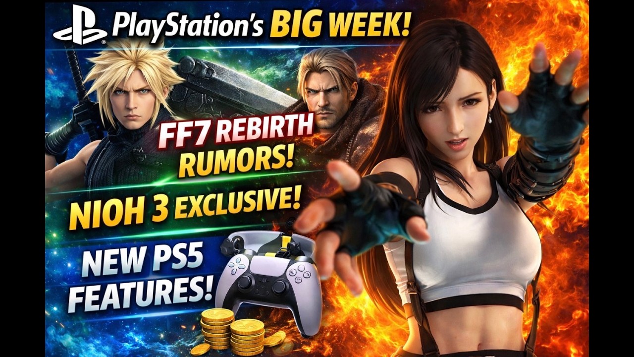 PlayStation&rsquo;s BIG Week: FF7 Rebirth Rumors, Nioh 3 Exclusive & New PS5 Features