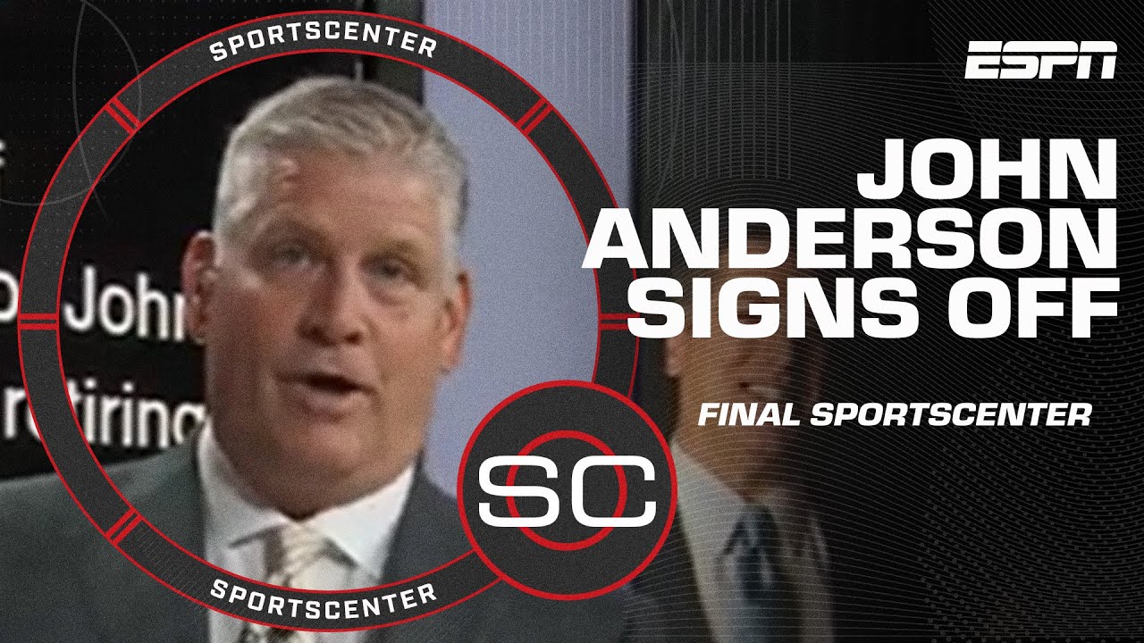 Джон Андерсон в последний раз возглавил SportsCenter после 25 лет работы на ESPN 🎉