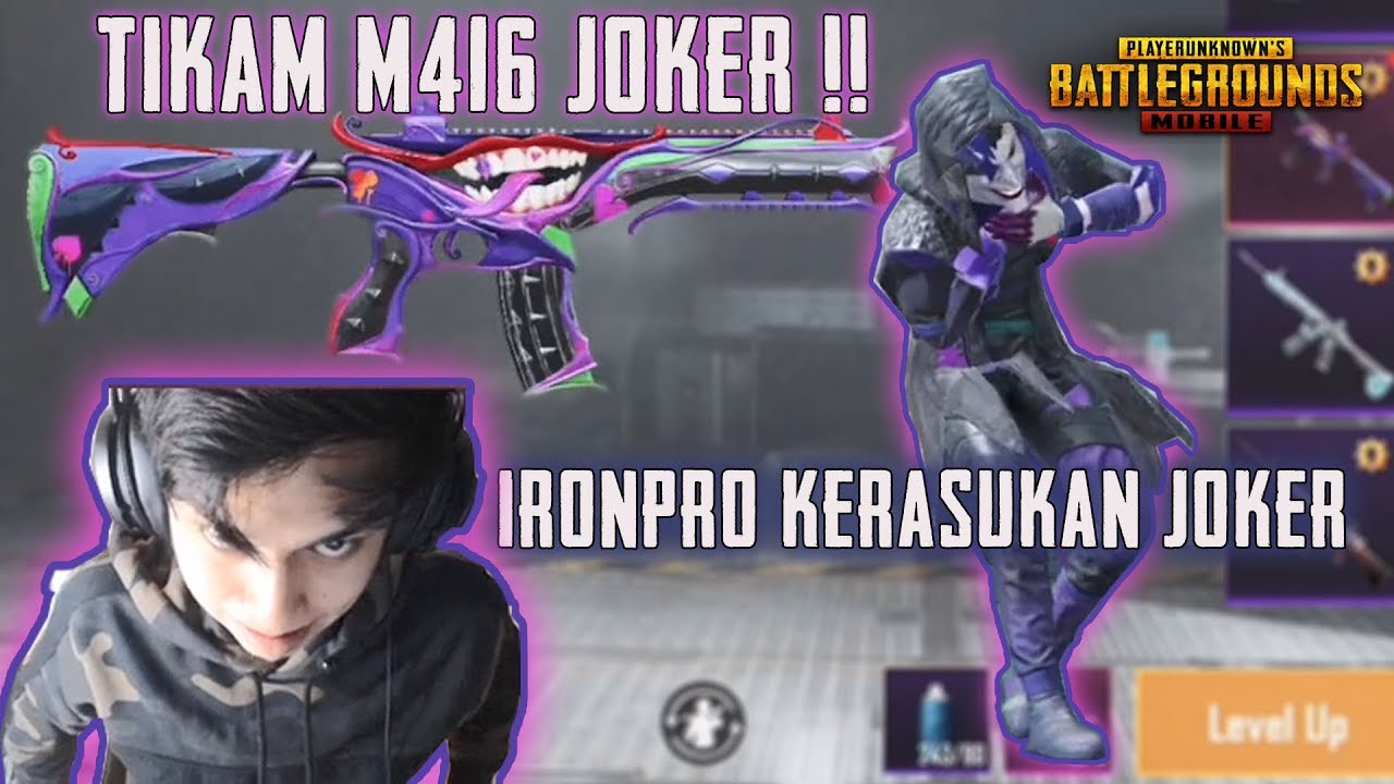 Bakar 60K UC !! IronPro Kerasukan Joker Tikam M416 Joker Full Upgrade!! | PUBG Mobile Malaysia