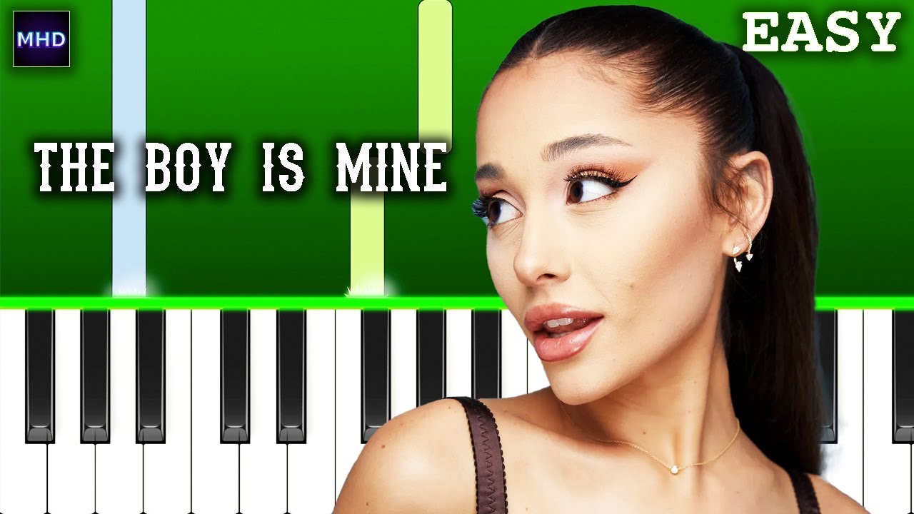 Ariana Grande - the boy is mine - Piano Tutorial