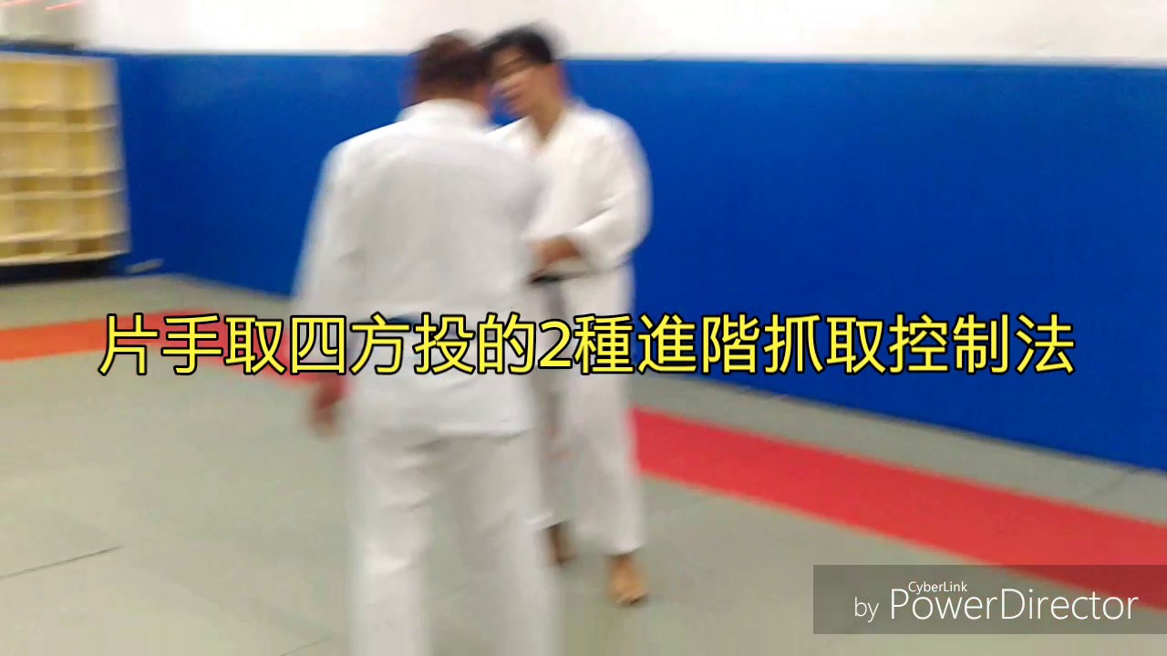 片手取四方投的兩種手腕控制抓法