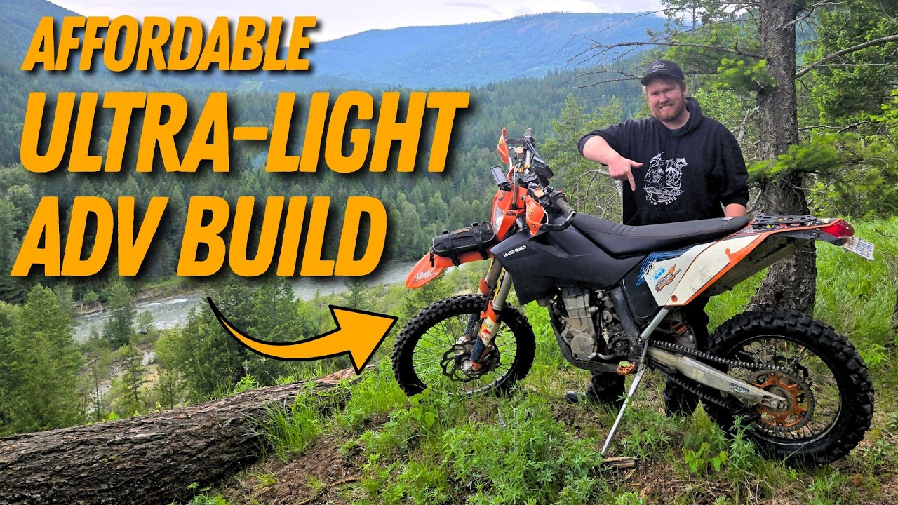 Building an ULTRA-LIGHT ADV Bike on a BUDGET?!?!: KTM EXC Unicorn Build!