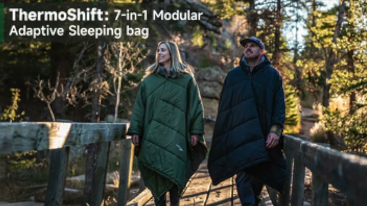ThermoShift: The Adaptive 7 in 1 Modular Sleeping Bag System