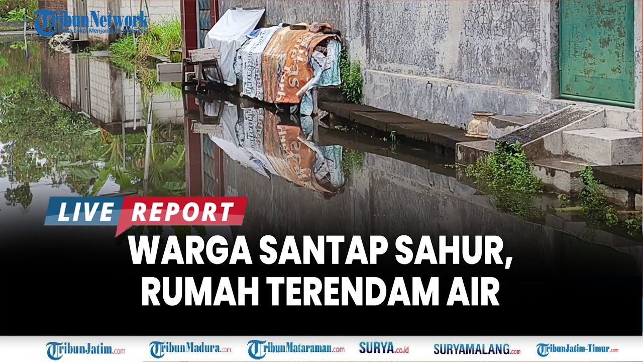🔴8 RUMAH TERENDAM BANJIR DI BLOOTO MOJOKERTO, Sungai Tidak Mampu Tampung Air Hujan 2 Jam