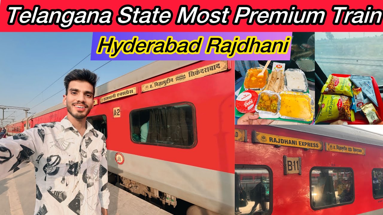 * I spent 4000₹ For This * 12438 Secunderabad Rajdhani Express 3rd AC Full Journey