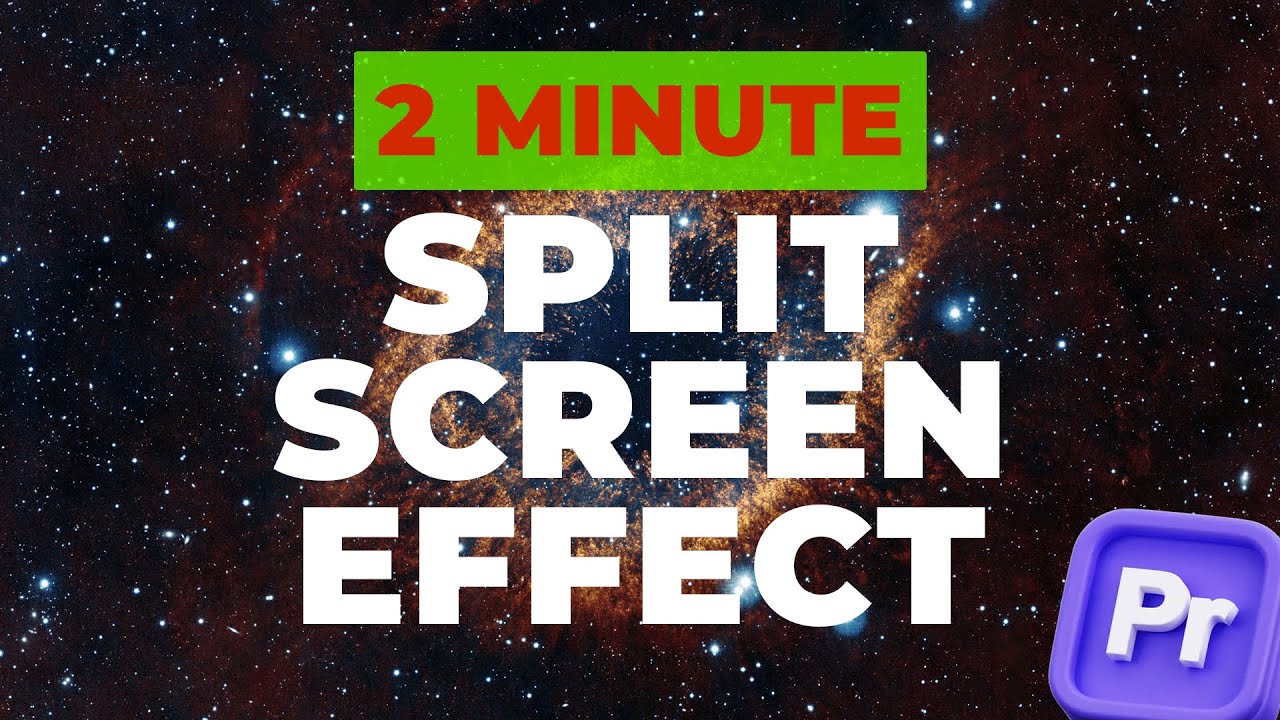 How to create split screens in Premiere Pro 2025  (EASY)