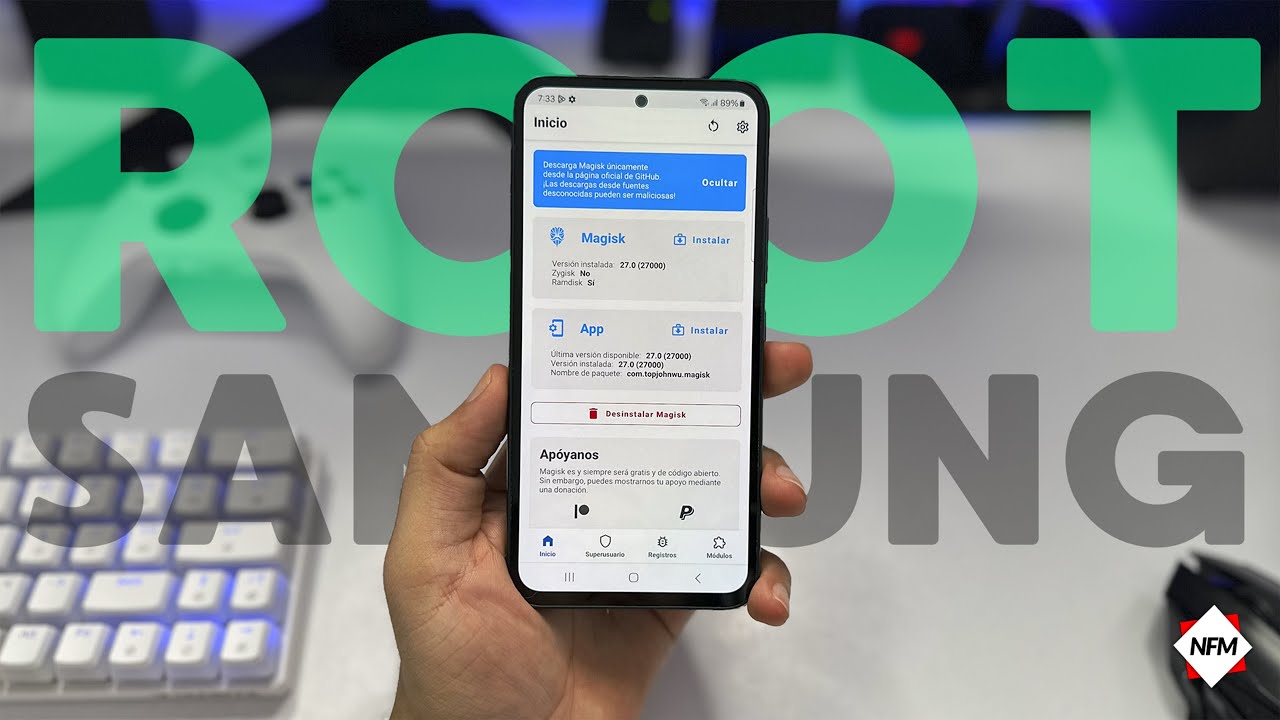 Root para Samsung nuevos modelos con MAGISK MANAGER (SIN RECOVERY TWRP) hasta android 14