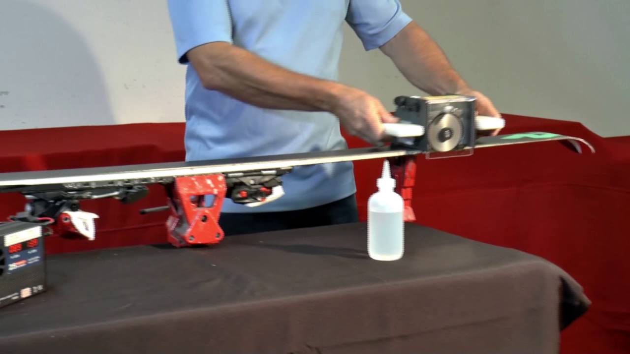World Cup Ski Sharpener: Sharpening Demo