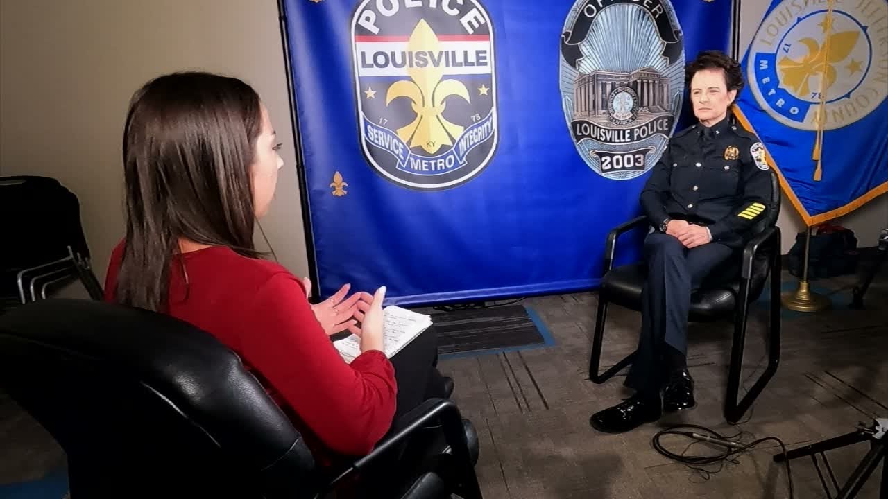 RAW VIDEO:  WDRB interviews LMPD Chief Erika Shields ahead of her departure from department