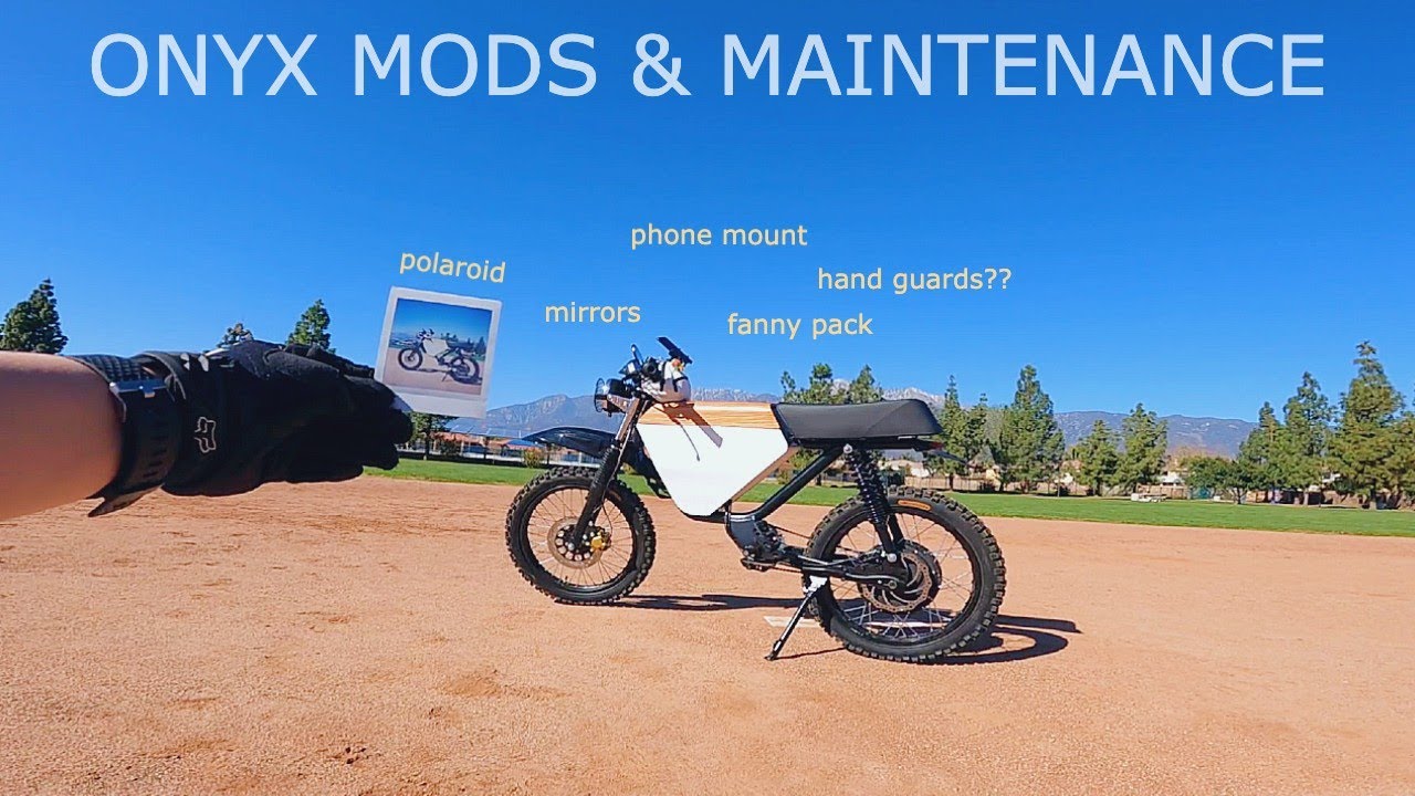ONYX RCR Mods, Maintenance, and what I Hate / Love about this bike