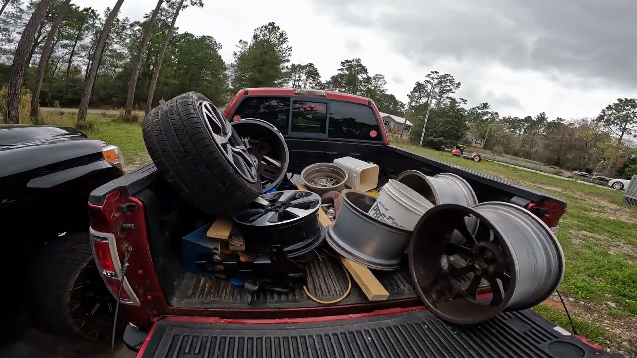 Turning 10 aluminum rims into $250.00 cash