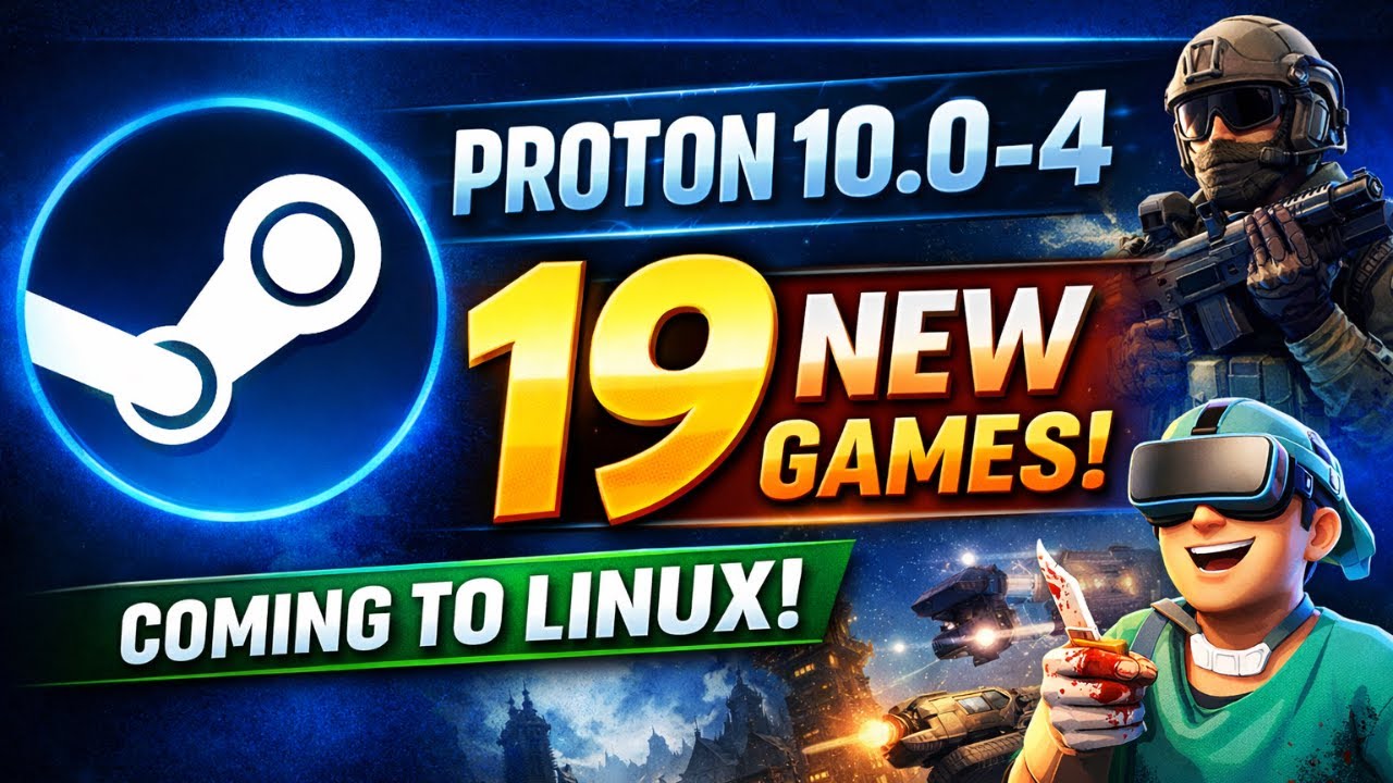 Подробное описание Proton 10.0-4 | Обновление Valve Proton добавляет 19 новых игр в Linux