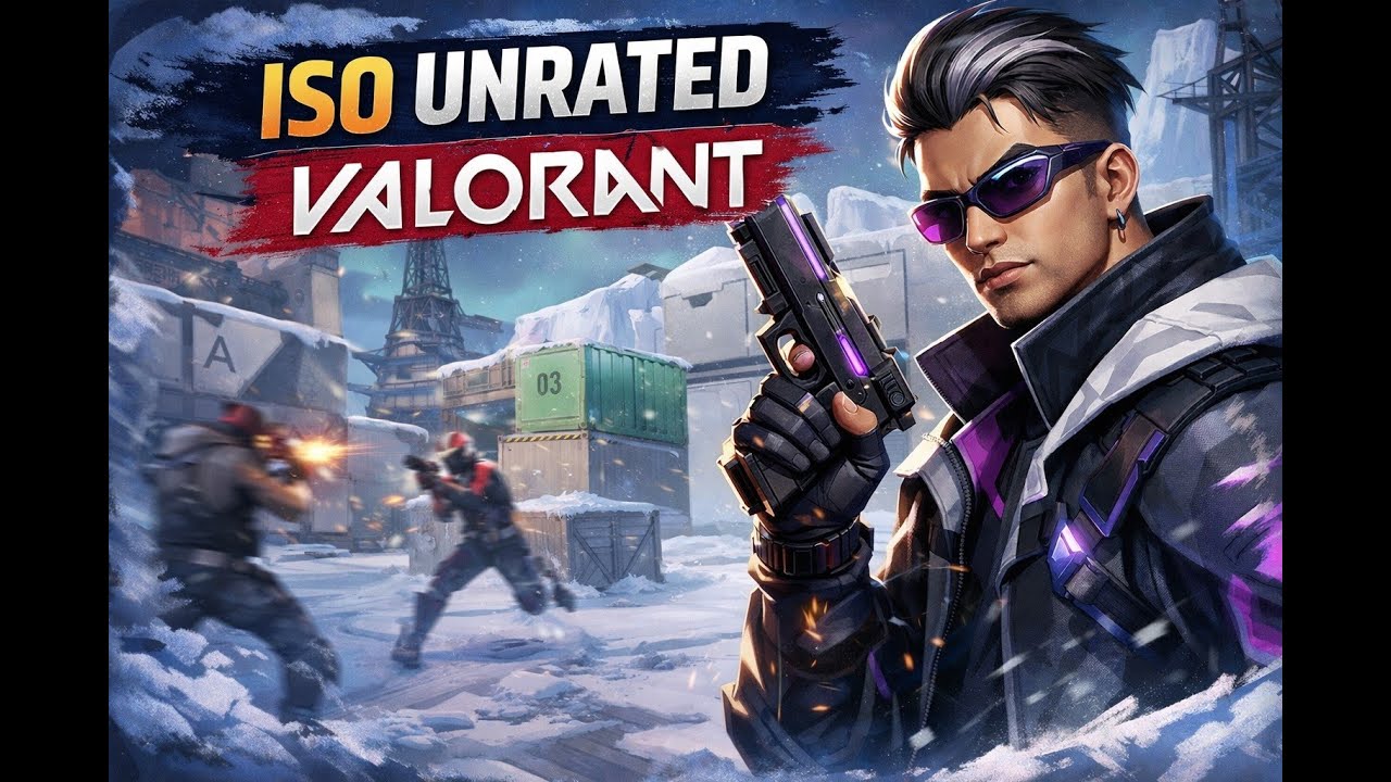 Valorant map icebox unrated | Iso gameplay  | Noob Player Trying Unrated.