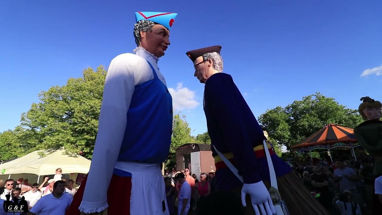 Ducasse du Canon 2022 - Le Cannonier & la Cantinière avec St-Martin