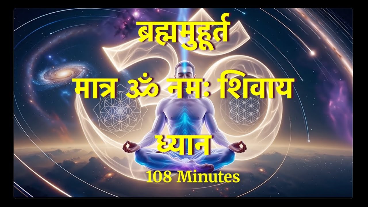 ब्रह्ममुहूर्त i मात्र ॐ नमः शिवाय I ध्यान I 108 Minutes I