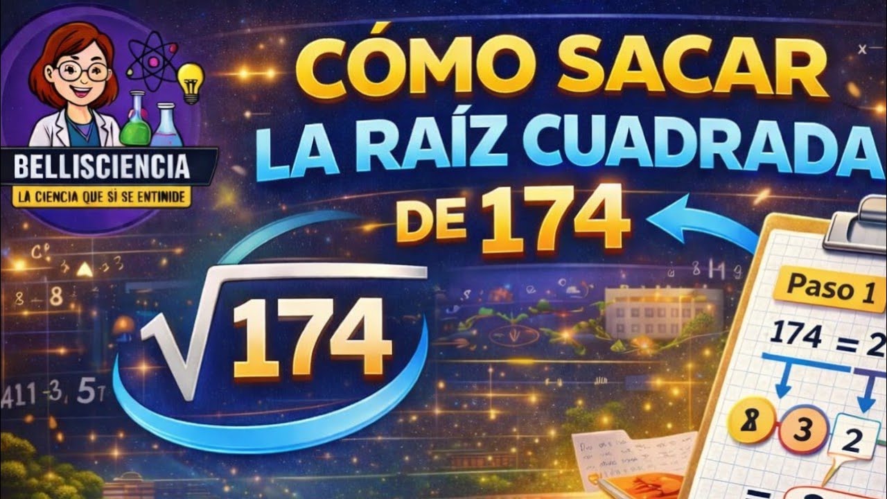 Ejercicio de Raíz Cuadrada Explicado Fácil
