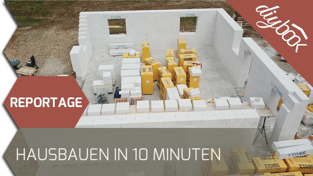 Reportage: Haus bauen in 10 Minuten - Die Magie von Porenbeton