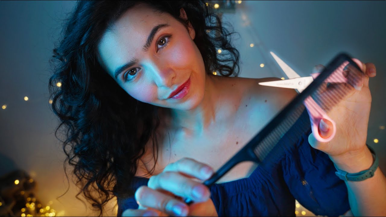 ASMR Combing & Cutting Your Negative Energy for Deep Relaxation 💤 with sounds