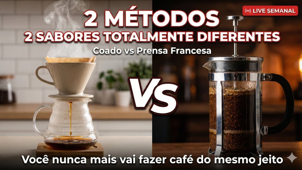 Dois Métodos, Dois Sabores: Por Que o Mesmo Café Muda Tanto?