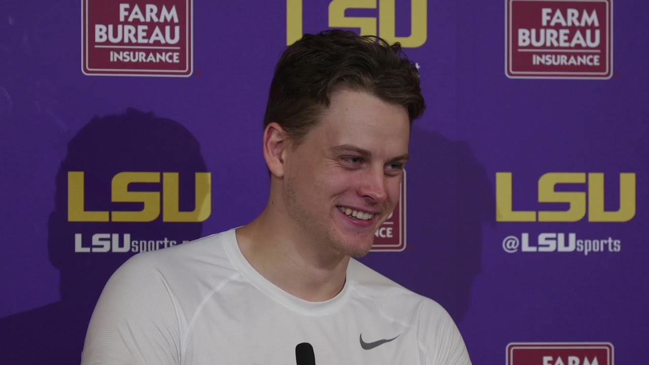 FULL Joe Burrow press conference after blowing out Texas A&M