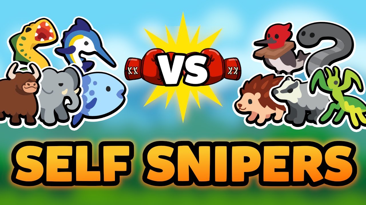 Super Auto Pets but we can only use SELF SNIPERS