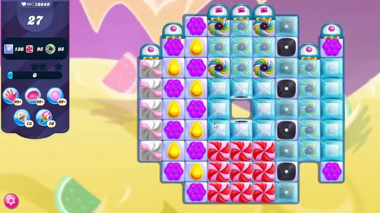 Candy Crush Saga LEVEL 10849 NO BOOSTERS (ninth version)