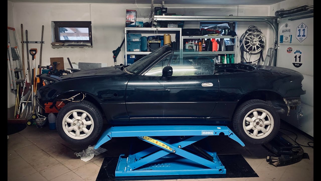 100% DYI Mazda Mx5 Miata restoration project, part 2/6: refurbishment time-lapse