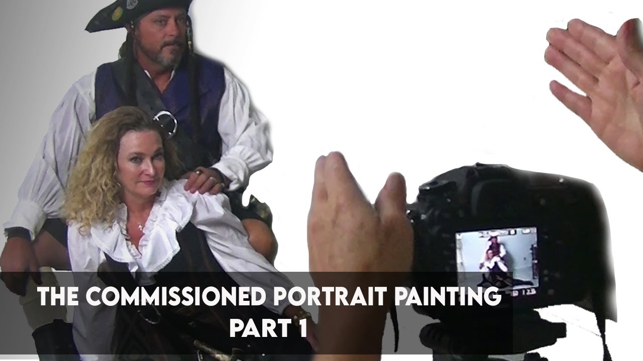 How to Create Commissioned Portrait Paintings-PART 1