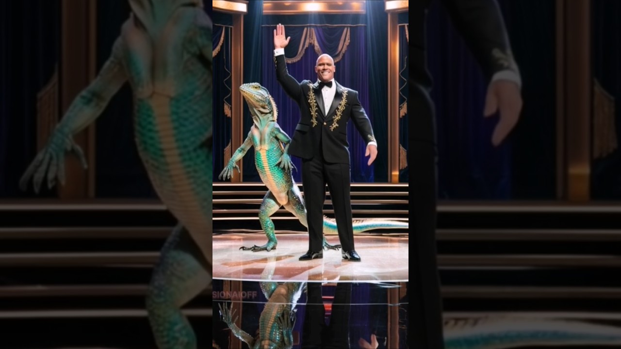 Man vs Giant Lizard in an Epic Show!