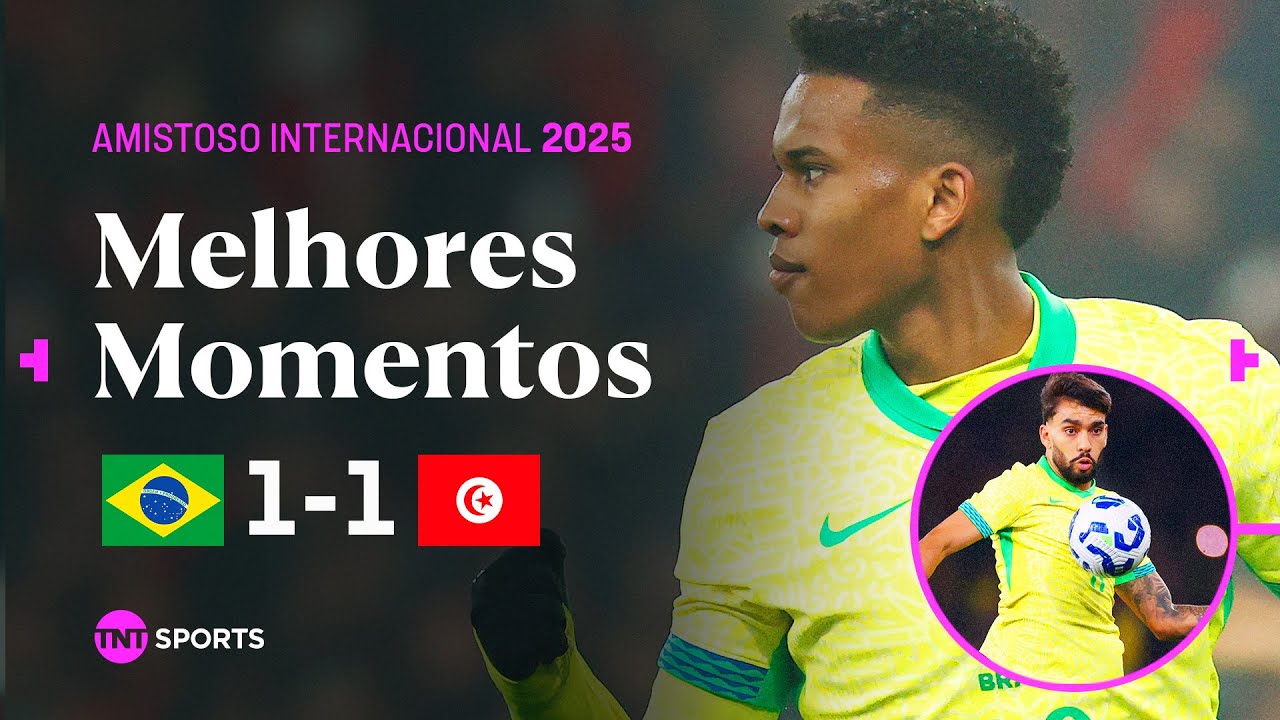 ESTEV&Atilde;O CRAVA DE NOVO, MAS PAQUET&Aacute; PERDE P&Ecirc;NALTI! | BRASIL 1X1 TUN&Iacute;SIA | MELHORES MOMENTOS