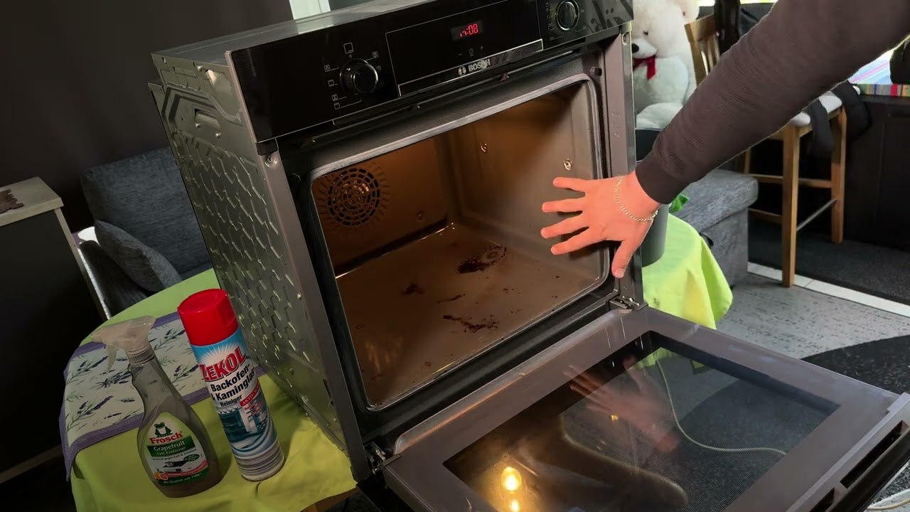 Reinigung und Pflege (komplett) Bosch HBA533BB1 Serie 4 Einbau-Backofen Anleitung