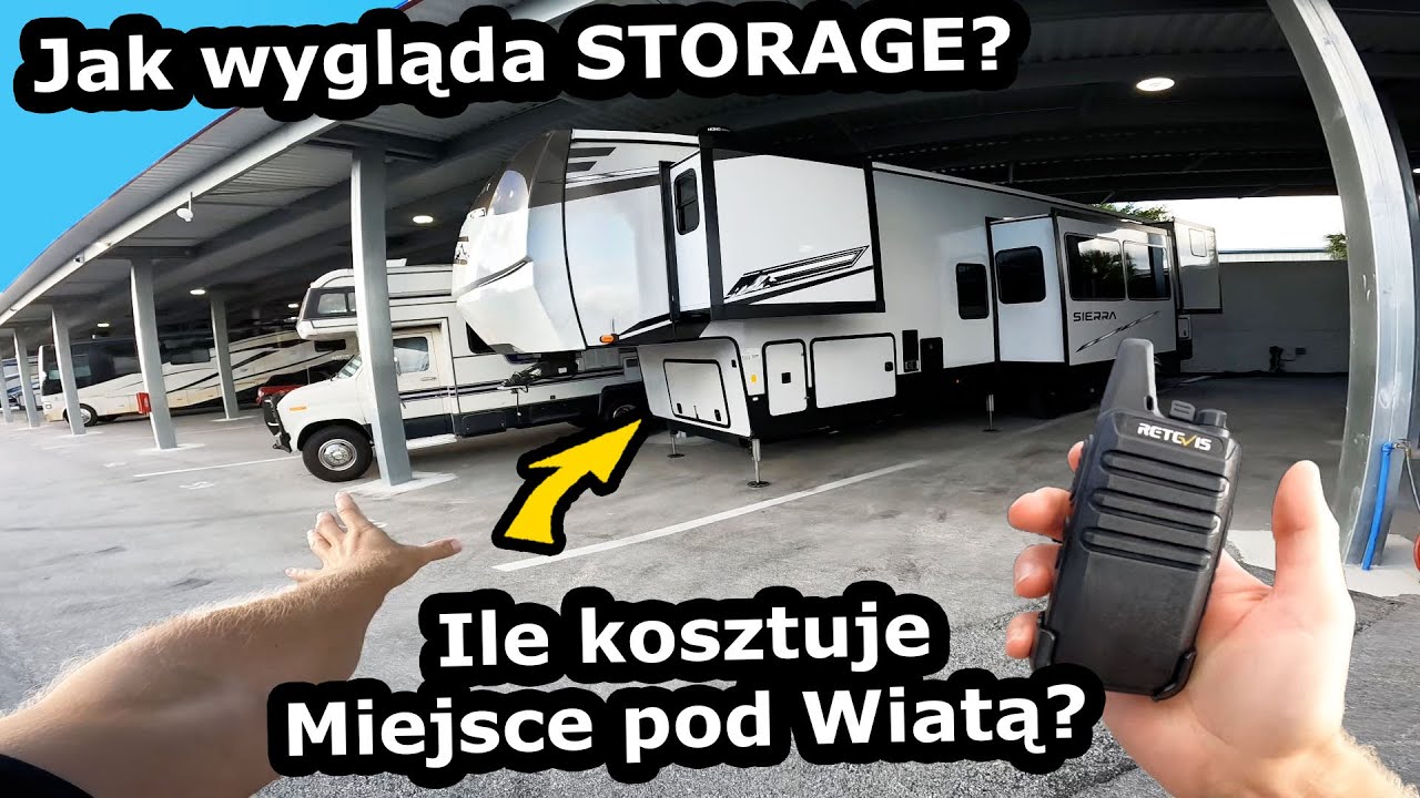 STORAGE dla Przyczep Kempingowych i Kamperów !!! - Ile za Miesiąc? Jadę Zestawem Krzysztofa!  (891)