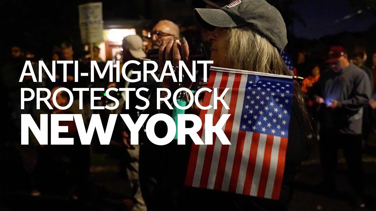 Anti-migrant protests rock New York | On The Ground