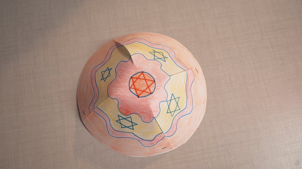 Come fare una Kippah - Lavoretto per bambini