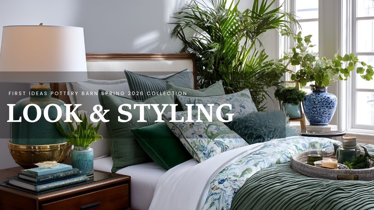 Весенняя коллекция Pottery Barn 2026: первый взгляд и идеи для оформления.