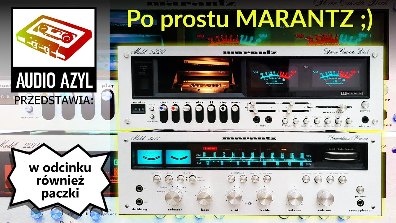 Marantz w zestawie:  Audio Azyl #264 #Vintageaudio #PRL #HiFi