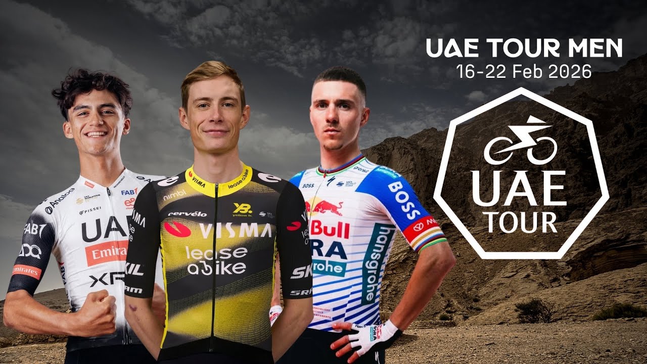 RECORRIDO UAE TOUR 2026: El Desierto Arde con Vingegaard, Remco y Del Toro