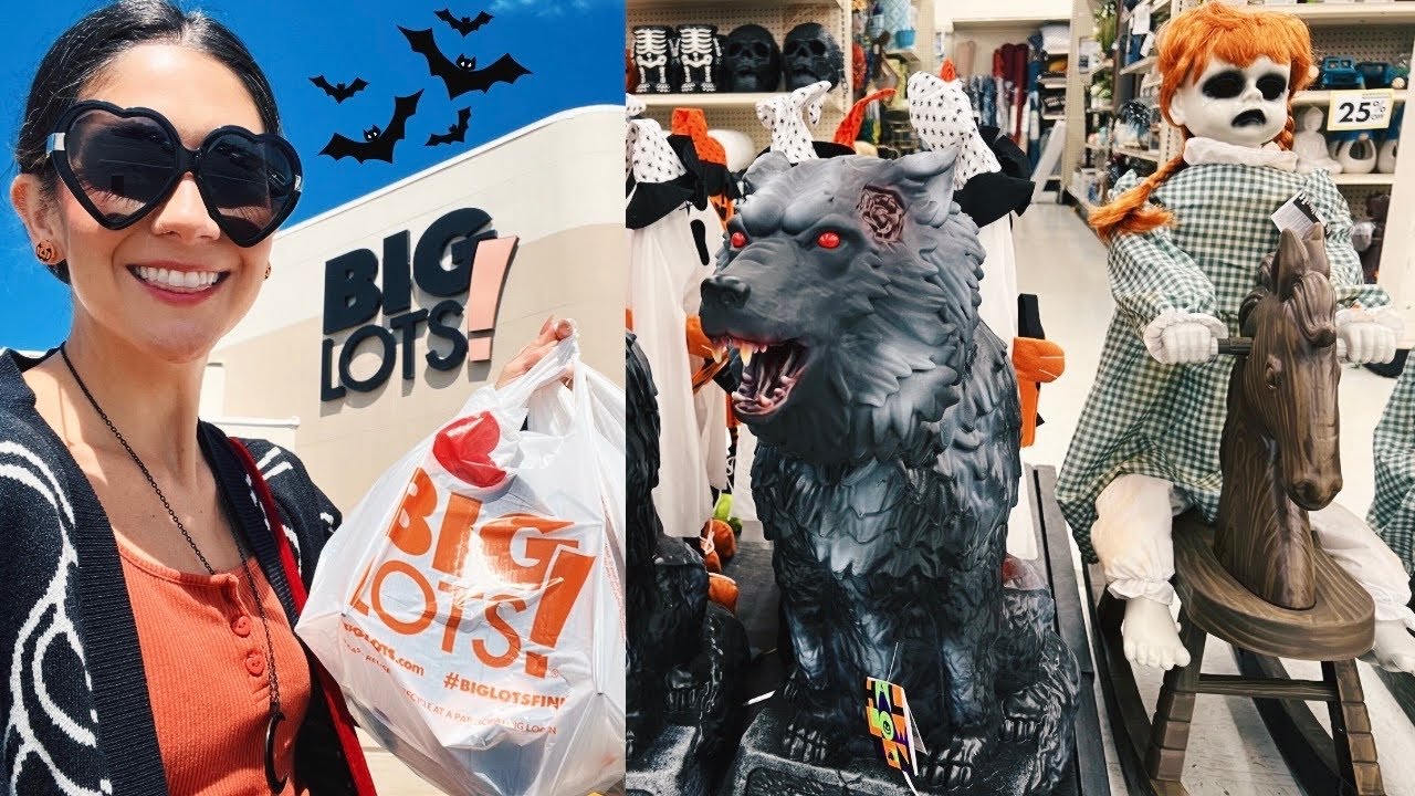 Big Lots HALLOWEEN 2024!🎃 Full Store Tour & Testing All Animatronics!✨ + Haul!🖤