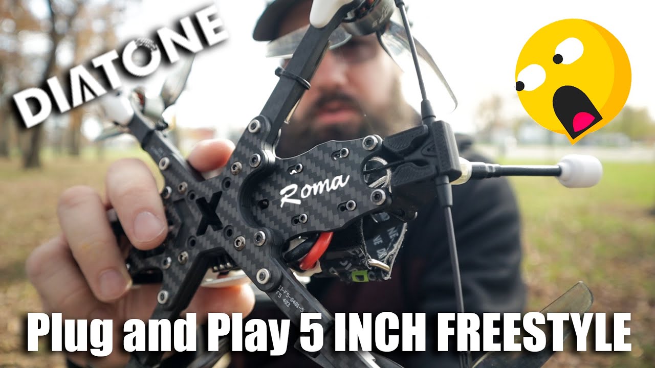 Amazing Price VS Quality - DIATONE Roma F5 5 Inch Freestyle Plug and Play Drone REVIEW