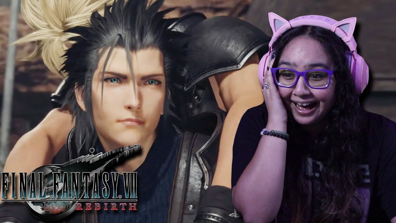 Final Fantasy VII Rebirth Release Date Trailer Reaction | PlayStation State of Play | AGirlAndAGame
