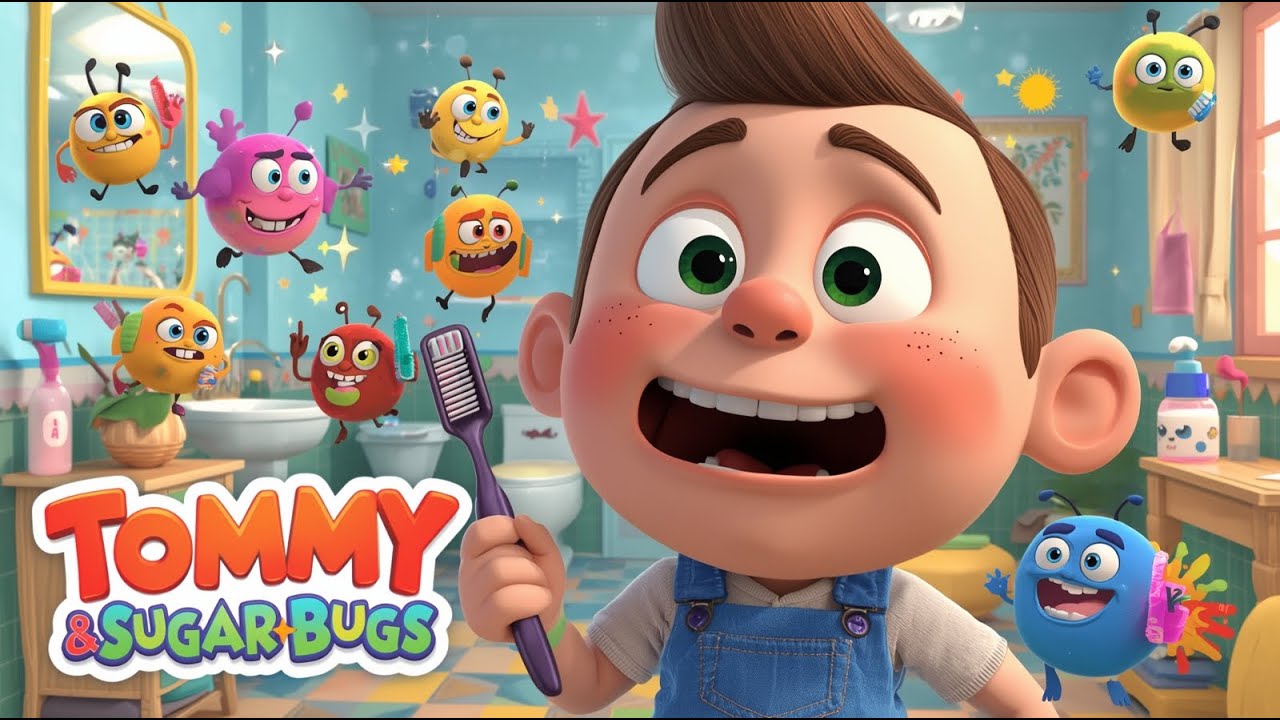 Tommy and The Sugar Bugs! + MORE Happy Paws Rhymes & Kids Songs
